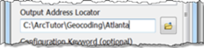 Set output address locator