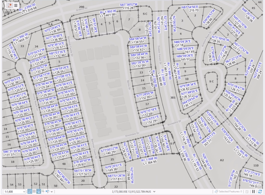 ArcGIS Extension for Town Parcel Fabrication AutoCAD