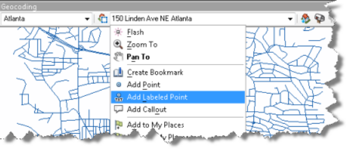 Add Labeled Point to map