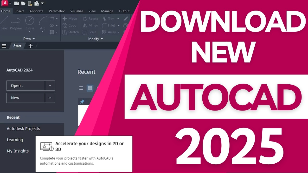 Autodesk Autocad 2025 Non-commercial, Free trial & download available, for Students