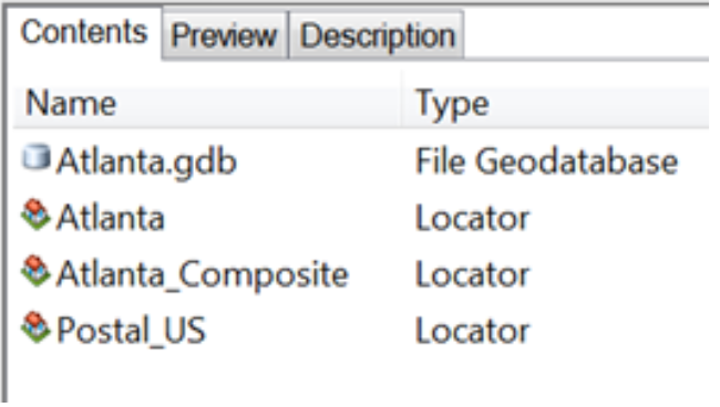 Composite address locator added to the workspace