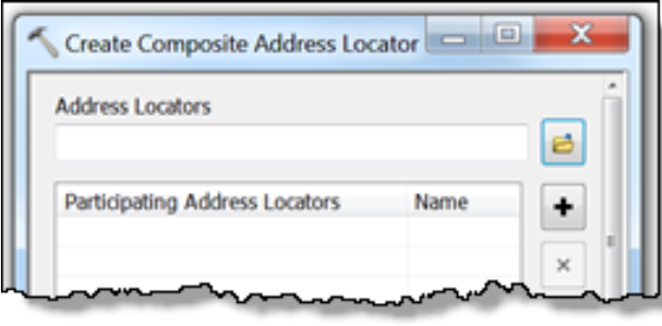 Create Composite Address Locator dialog box