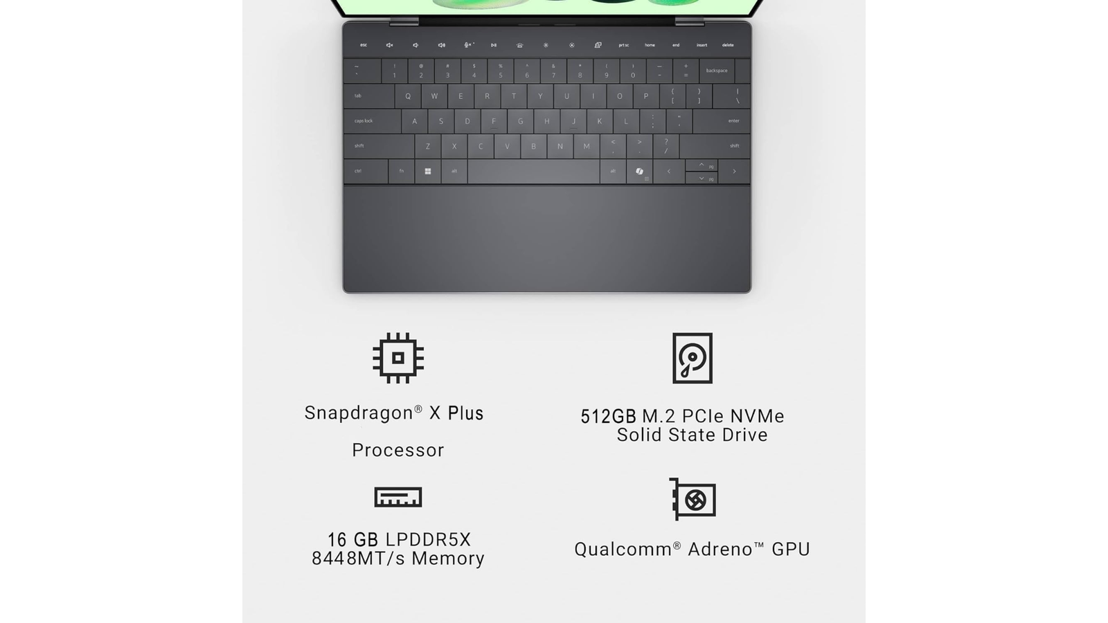 Dell XPS 13 9345 Snapdragon X Elite X1E-80-100 16GB 512GB SSD